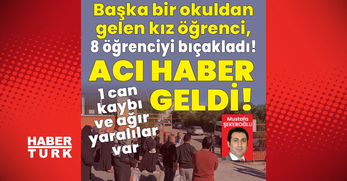 Başka bir okuldan üniformasıyla geldi, 6 öğrenciyi bıçakladı